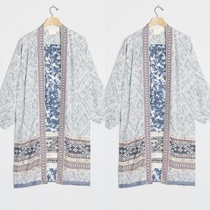 Anthropologie Arwen Duster Jacket